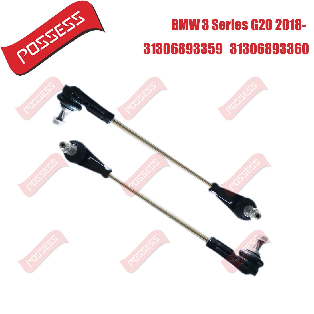 

A Pair of Front Axle Sway Bar End Stabilizer Link Ball Joint For BMW 2 3 4 Series G20 G28 G21 G42 G23 G22 G26 2018-/