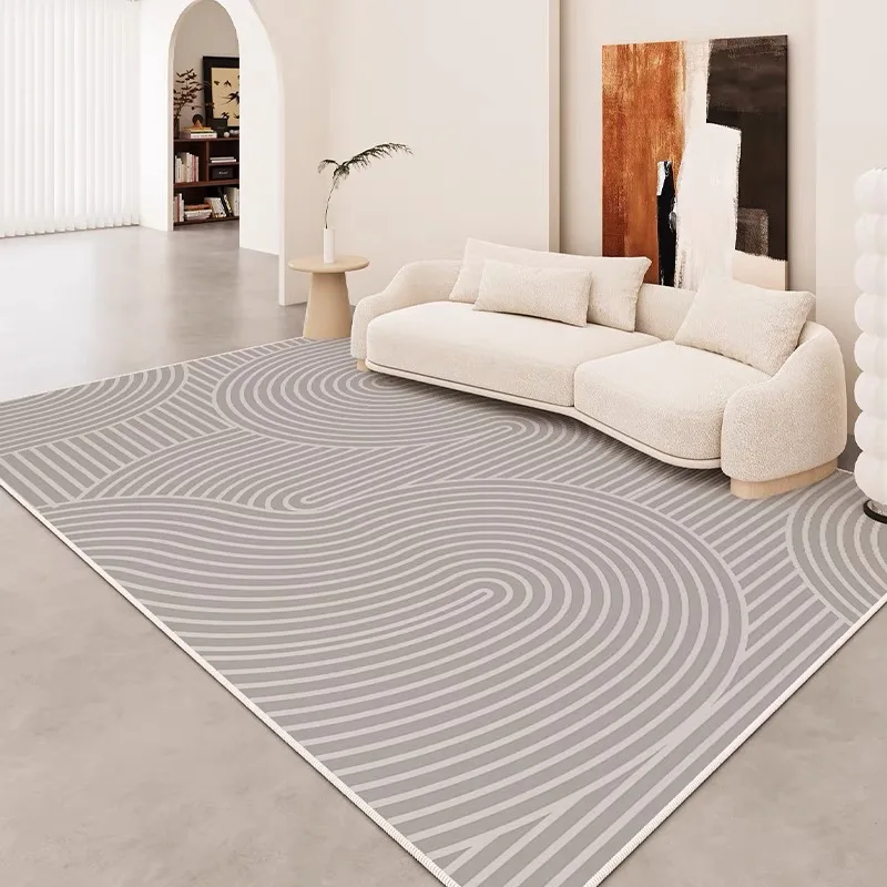 VIKAMA Simple Light Luxury Crystal Velvet Carpet Home Decorate  Living Room Mats Bedroom Rugs Balcony Entey Floor Door  Blanket view 2
