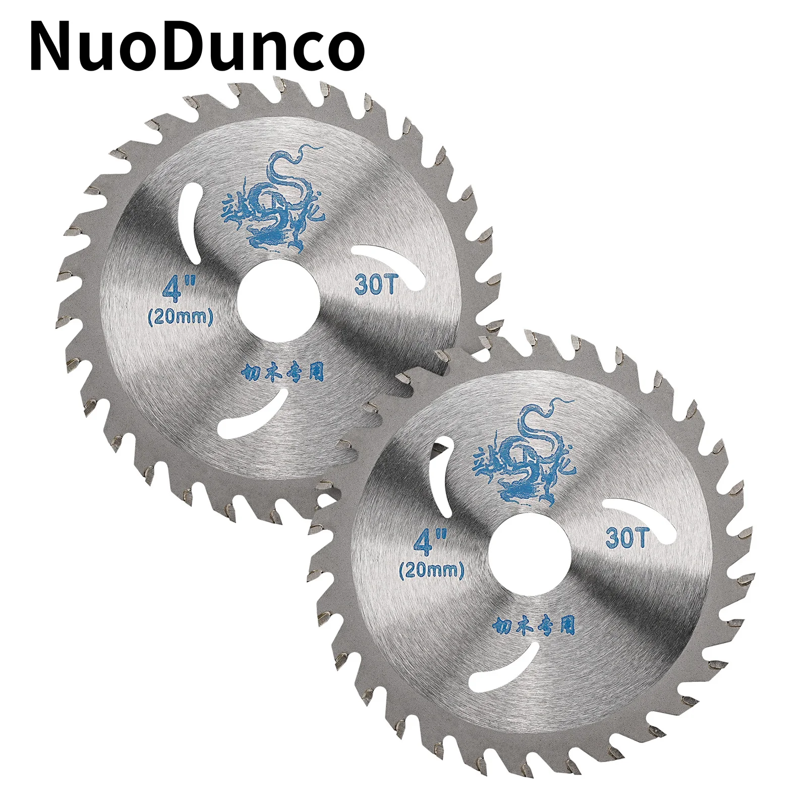 

2Pcs Woodworking Cutting Disc 110mm Alloy Circular Sawing Blade 30-40Teeth for Hardwood Composite Board Plastic Cut-off Wheel