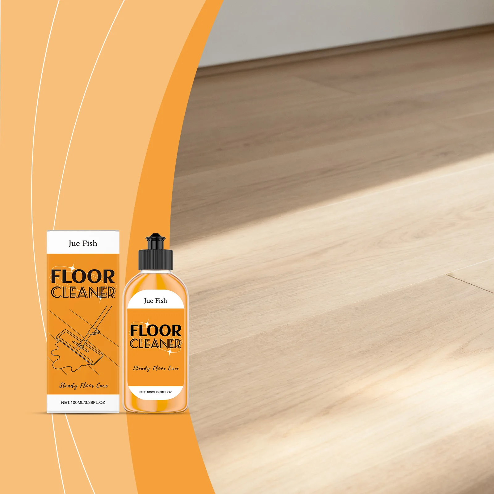 Floor Cleaner Liquid Gentle Dirt Remover Polishing Long Lasting Fresh Scent For Wooden Floors Tiles Multi Surface Home Cleaning