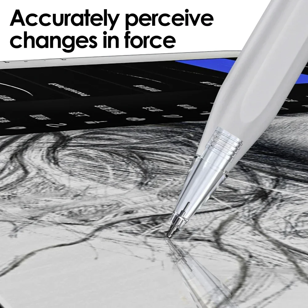 1/2/3Pcs Anti-slip Pencil Tips for Apple Pencil 1st 2nd Generation Fine Point Tablet Pen Nibs Precise Spare Stylus Metal Nib