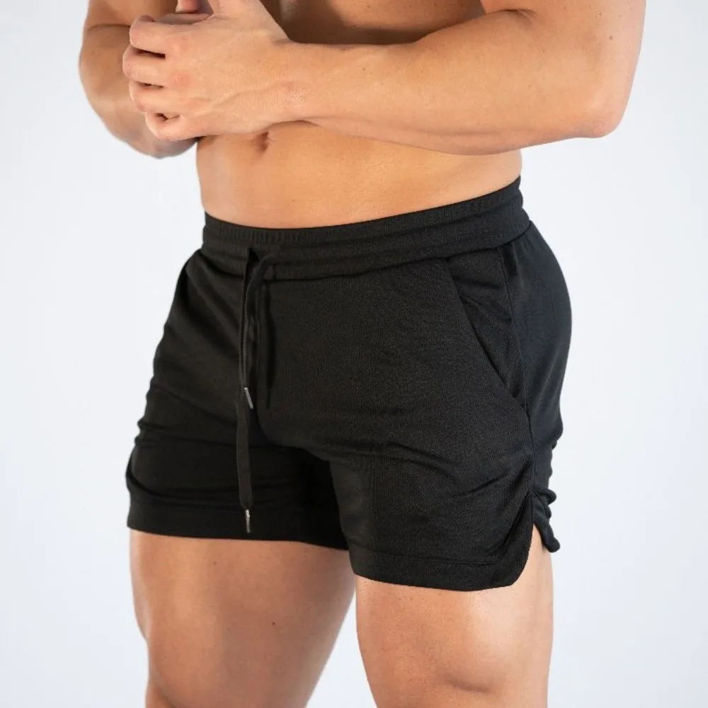 Men's Quick-Dry 3-Inch Running Shorts Marathon Fitness Beach Sports Pants