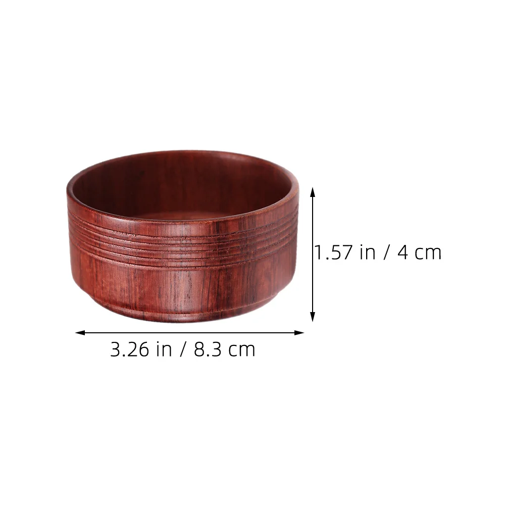 Houten scheerkom Draagbare heren scheerbenodigdheden Ergonomisch ontwerp Ruim interieur Duurzaam constructie-scheergereedschap