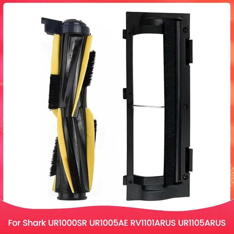 

HOT-For Shark UR1000SR UR1005AE RV1101ARUS UR1105ARUS Robot Vacuum Cleaner Main Roller Brush Cover Set Accessories