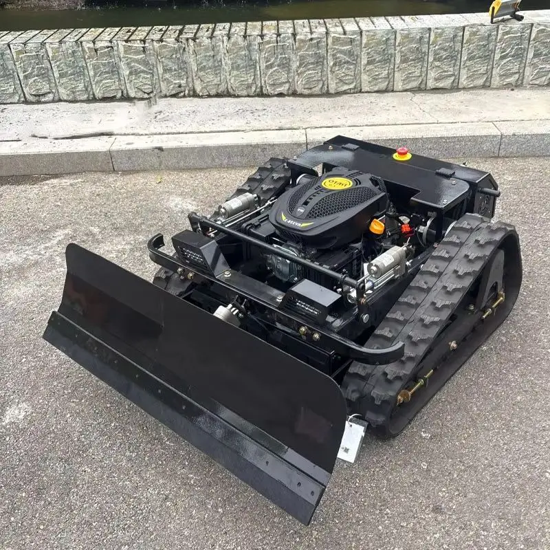 

Индивидуальная новая гусеничная газонокосилка с дистанционным управлением, подходящая для сельскохозяйственной техники и садов.