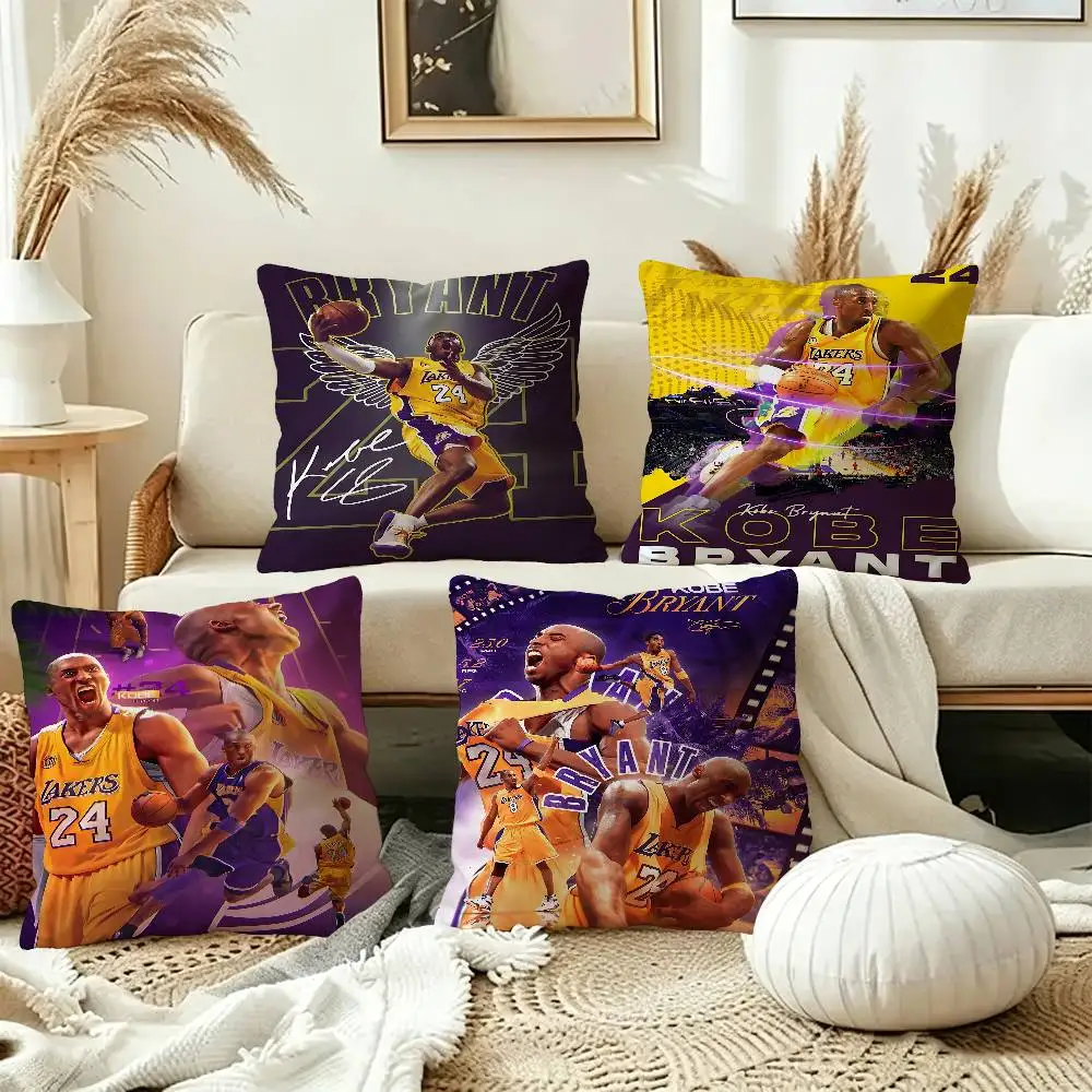 Basketball Player K-Kobes Classic Vintage  pillow cover sofa cushion cover home room decoration children gift