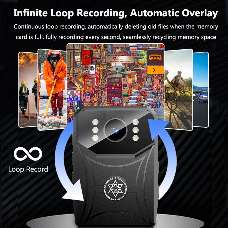 4K ミニ警察カメラ屋外法執行レコーダー WIFI HD ビデオカメラ IR ナイトビジョンボディカメラポータブルボディ着用カメラ