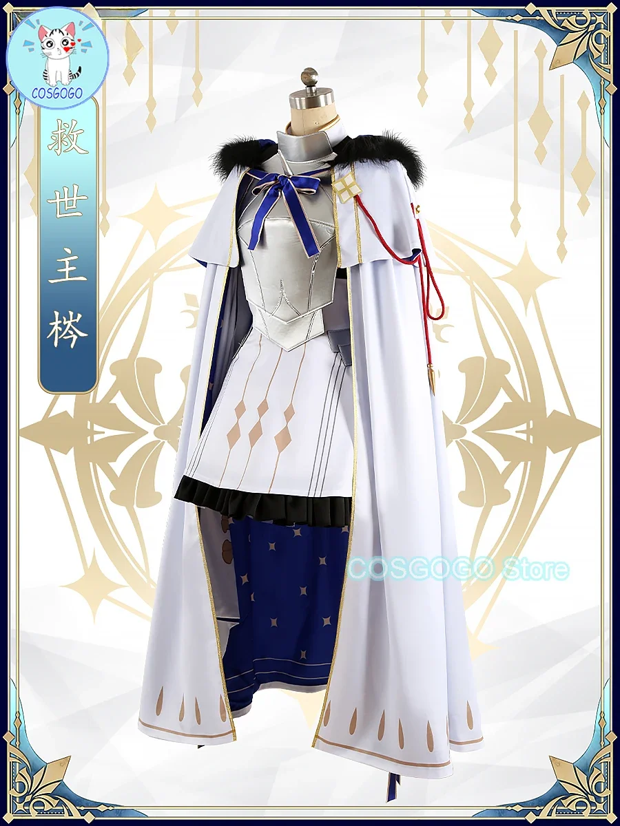 [Customized] Game Fate/Grand Order FGO Aesc the Witch of Rain/Aesc the Savior/Morgan the Queen of Water Cosplay Costume Suit