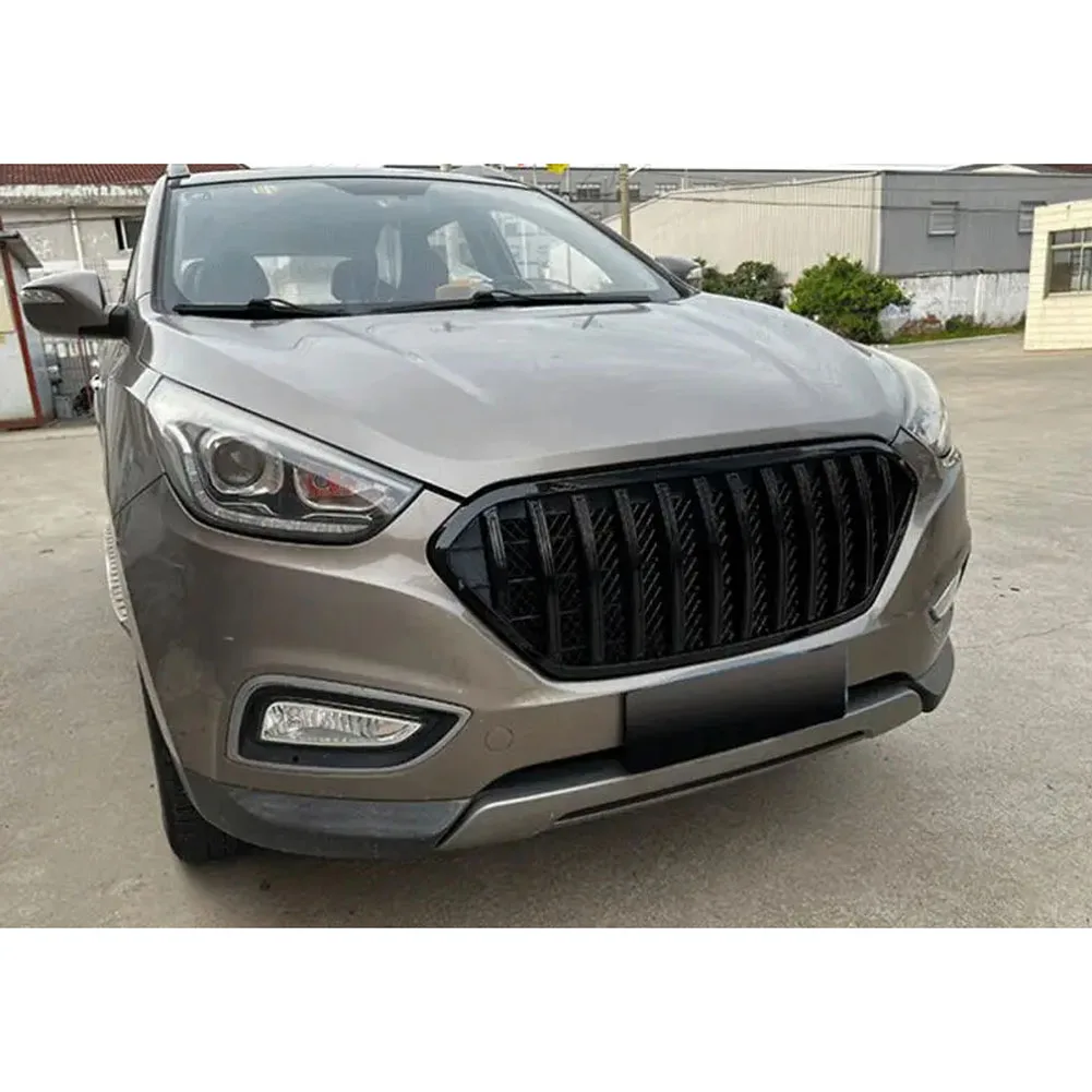 2014-2016 Suitable for Hyundai IX35 grille high-gloss black front bumper modified accessories front face decoration