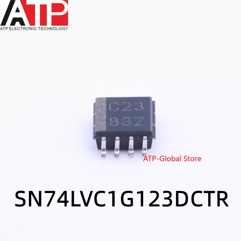 10PCS SN74LVC1G123DCTR VSSOP-8 C23 74LVC1G123 Original inventory of integrated chip ICs