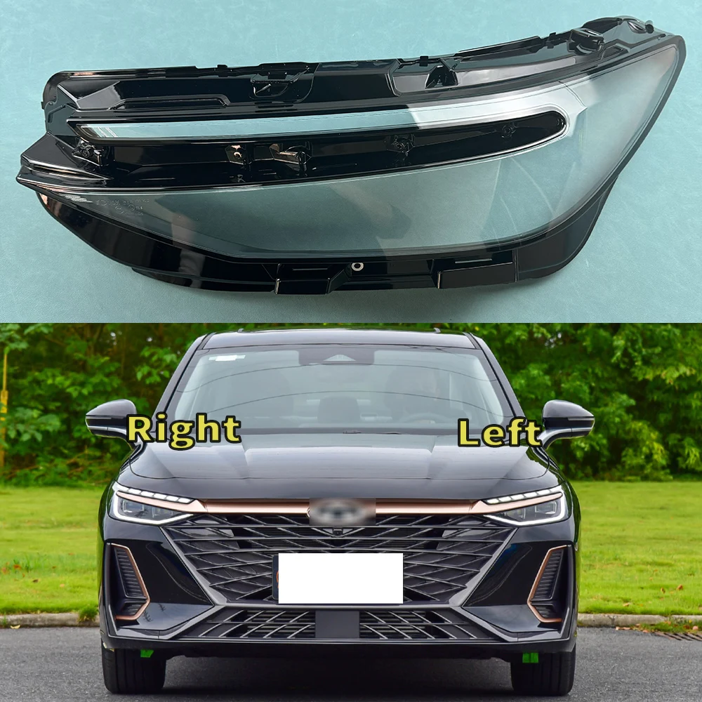 

For Chery Arrizo 8 2022 2023 Headlight Cover Transparent Lampshade Lamp Lens Headlamp Shell Plexiglass Auto Replacement Parts