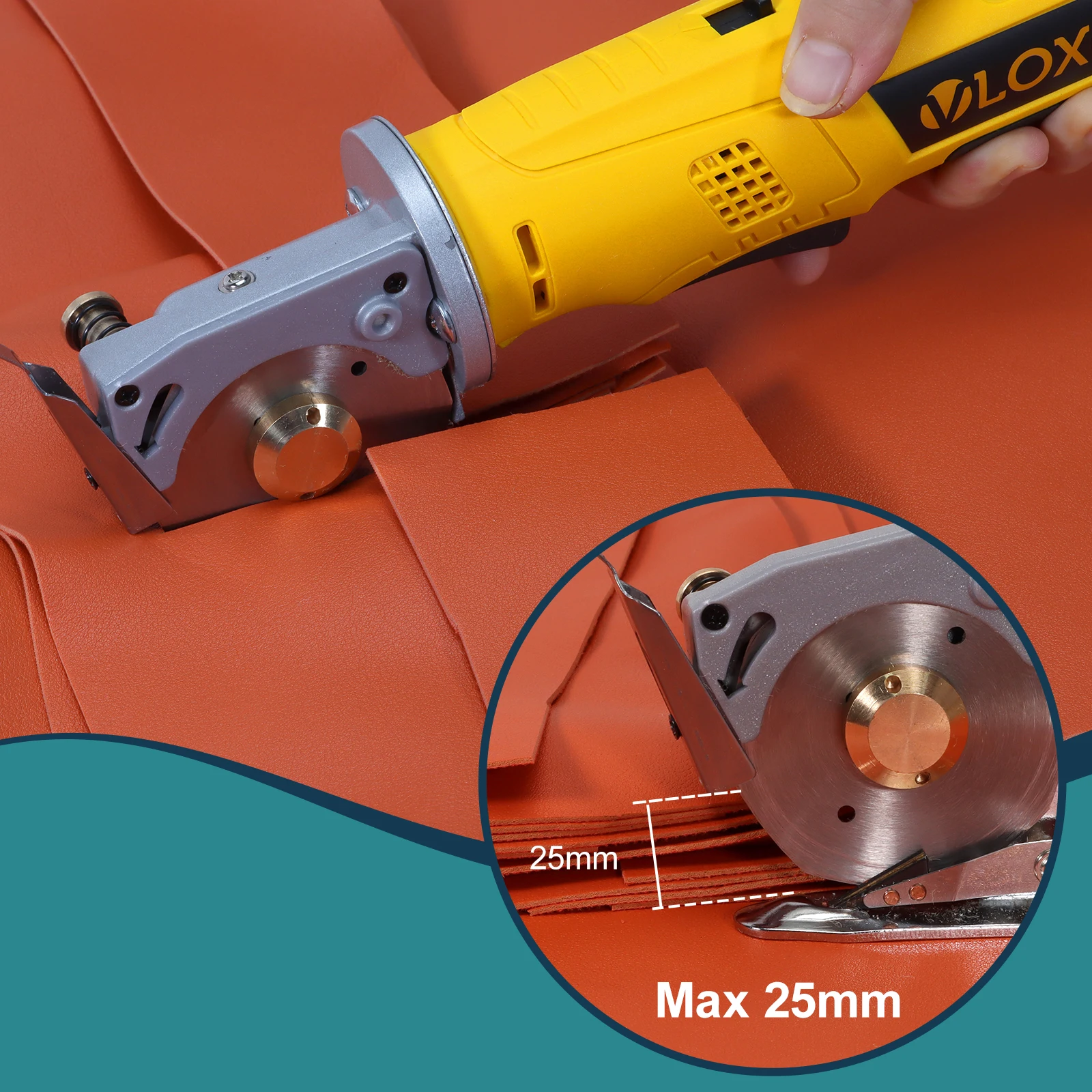 

Electric Fabric Cutter 6070 New Condition Handheld Electric Scissors Knife Cutting Machine for Apparel with Efficient Motor Core