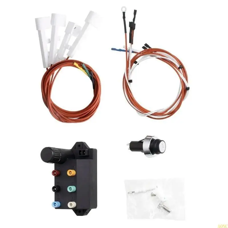 A0NC General Gas Grill Replacement With Electrode Wires And Push Button Switches For II BBQ Repair