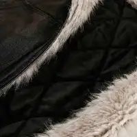 PFNW Menswear Thickened Denim Quilted Padded Jackets Autumn Winter Trend 2024 New Oversized Fur Collar Hooded Cotton-padded Coat 4
