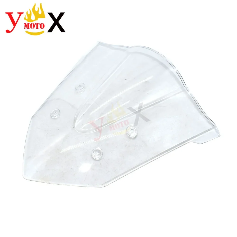 CBR650 F 14-17 الزجاج الأمامي للدراجات النارية الزجاج الأمامي منحرف زجاج الرياح أسود/واضح لهوندا CBR650F CBR 650F 2014-2017 2015