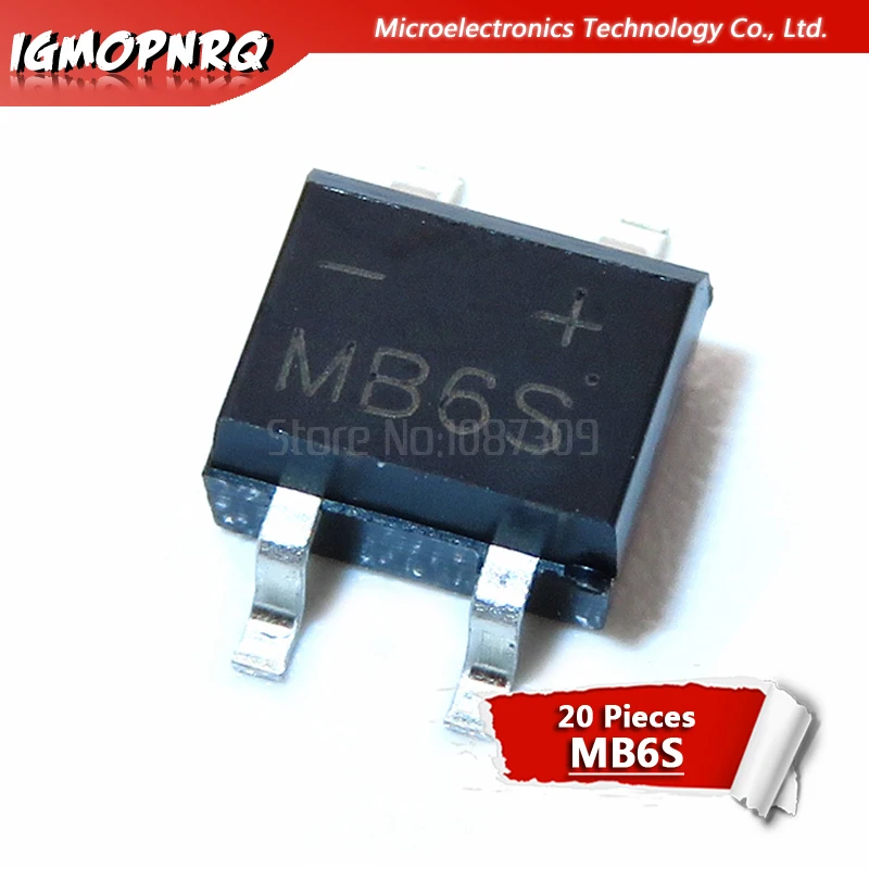 20шт, MB6S, MB6M, MB10S, MB10M, MB6F, 600 A, в, однофазный, Стандартный, новый, оригинальный