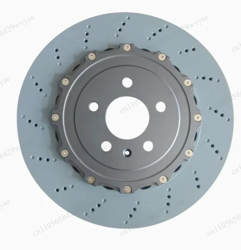 Front Floating Wave‑Design Brake Rotor, 350mm32mm, Replacement Brake Disc