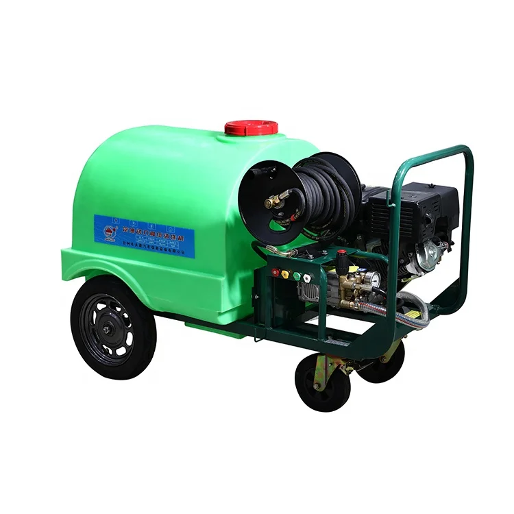 Good Quality 25MPa 250bar 15HP High Pressure Sprayer Cleaner Pesticide Spray Machine Outdoor Car Washer With Water tank