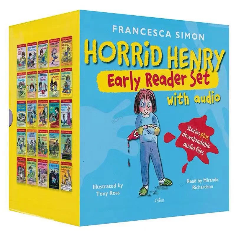 

Naughty Henry Horrid Henry Early Readers Set with Audio 25 Books