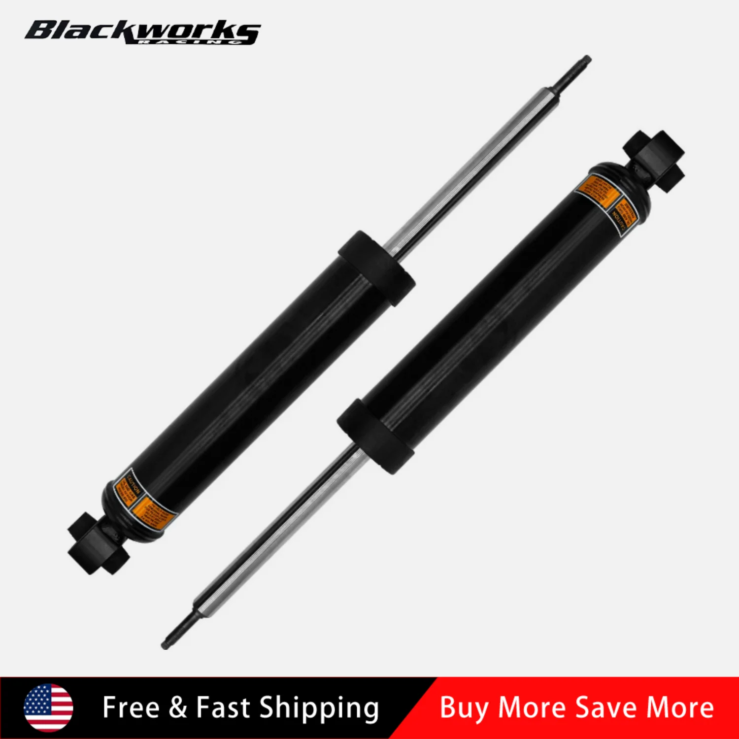 55367-S9300 2pcs Self Leveling Rear Suspension Shock Absorber Assy Black For 2020-2022 Hyundai Palisade 3.8L