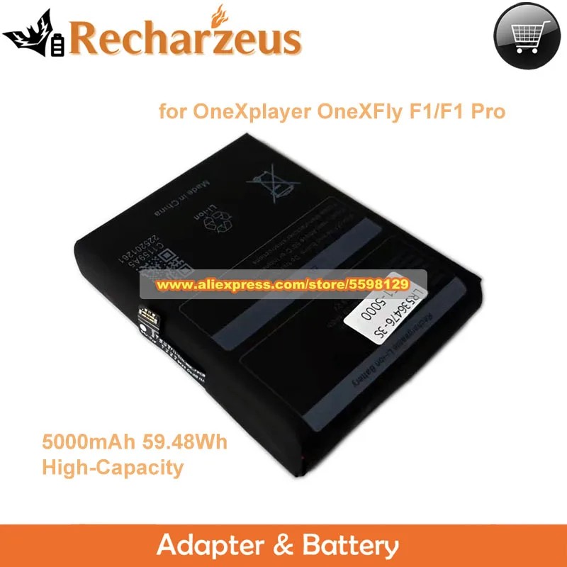 New High-Capacity LR536476-3S Battery 59.48Wh for OneXplayer OneXFly F1 F1 Pro Handheld Gamepad Controller HD526376-3S