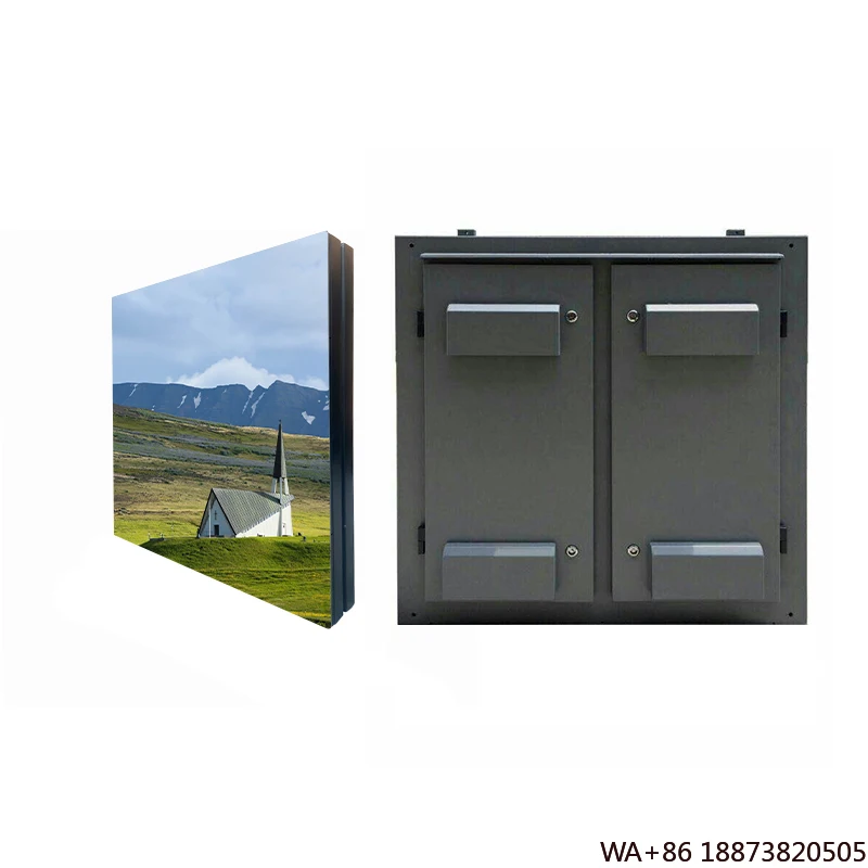 

Светодиодный дисплей 960 мм x 960 мм, 4 м x 3 м, двухсторонний наружный рекламный экран P2 P2.5 P3 P3.076 Панель видеостены