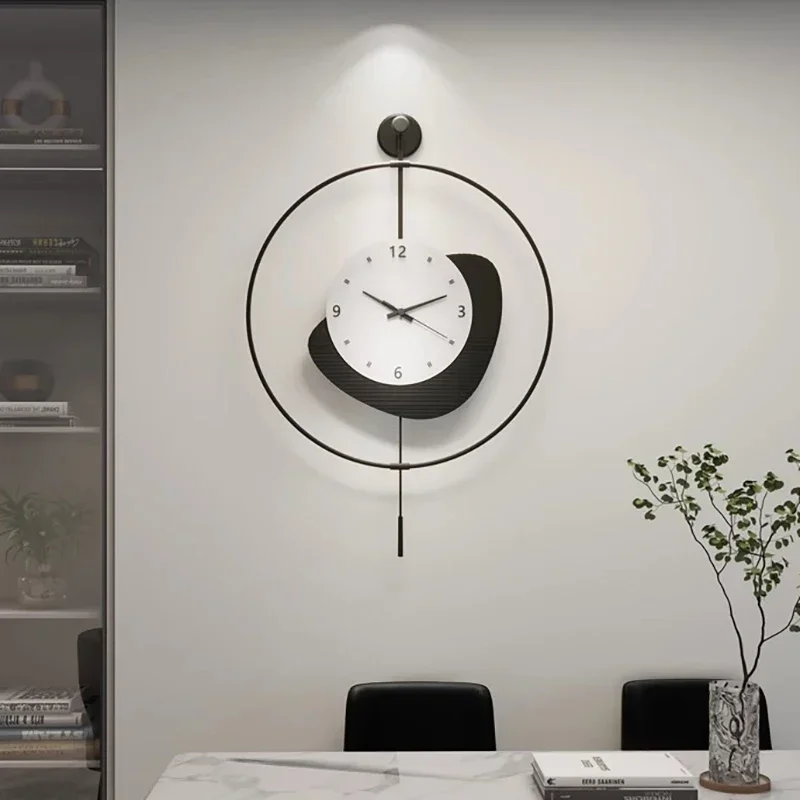 Minimalist Trendy Wall Clock Modern Elegant Stylish Nordic Wall Decoration Unique Aesthetic Orologio