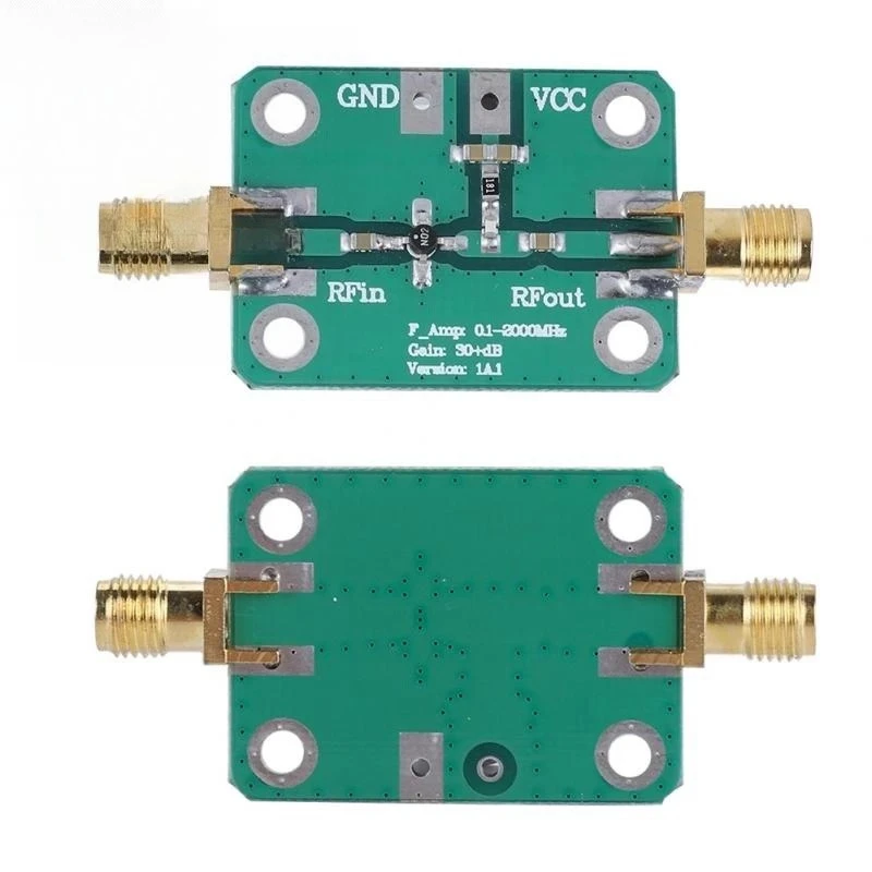 RF, Wideband, Amplifier, Low Noise Amplifier LNA (0.1-2000 MHz Gain 30dB)