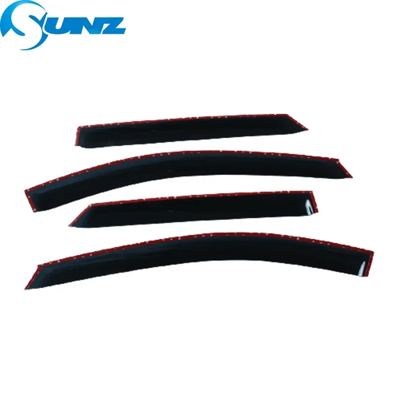 Side Window Visor For Hyundai IX35 2010 2011 2012 2013 2014 2015 Black Door Visor Weathershield Weather Shield Sun Rain Guards
