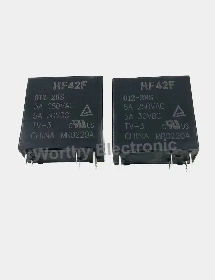 Free shipping  10pcs /lot    12V  5A  6PIN  JZC-42F/012-2HS