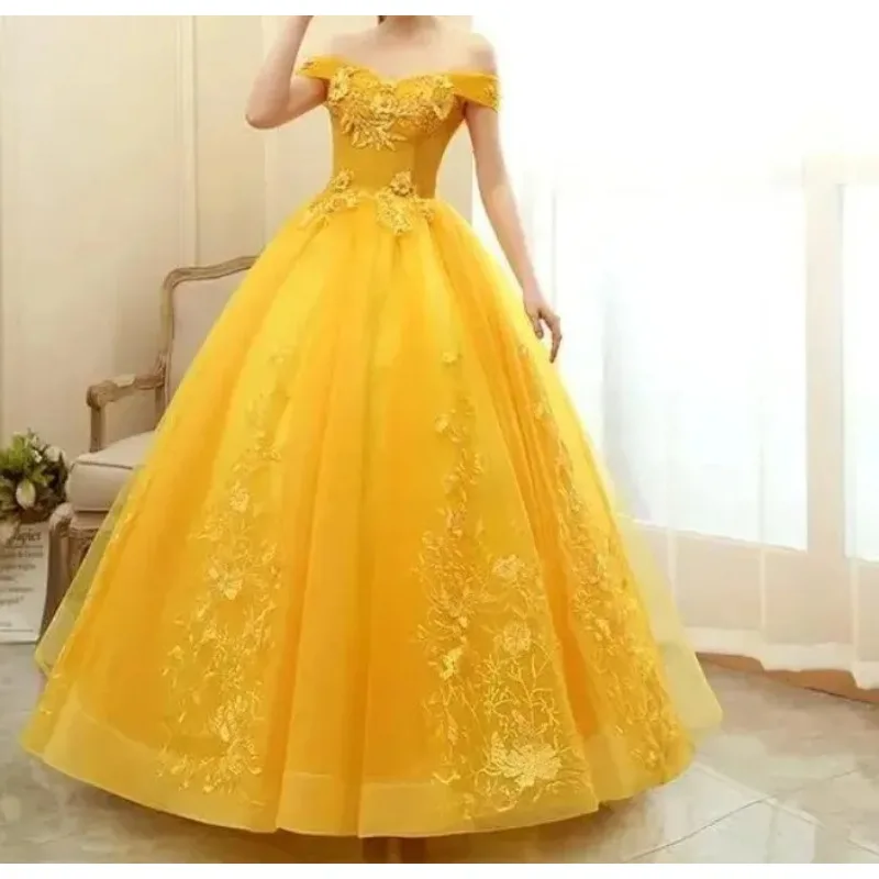 Vestido azul marinho novos vestidos elegante vestido de festa fora do ombro vestido de baile de baile robereal foto