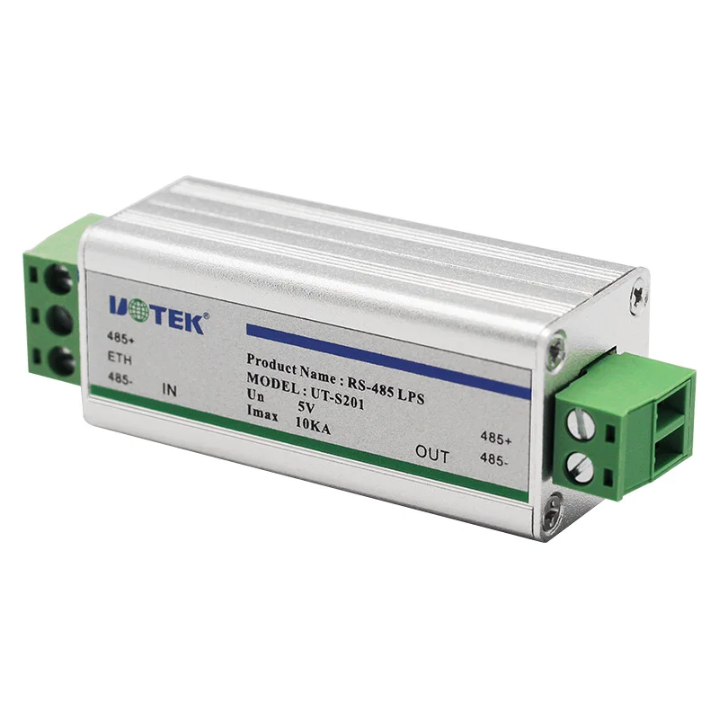 RS-485 Lightning Isolator Arrester Isolation Surge Protector UT-S201 UOTEK Industrial