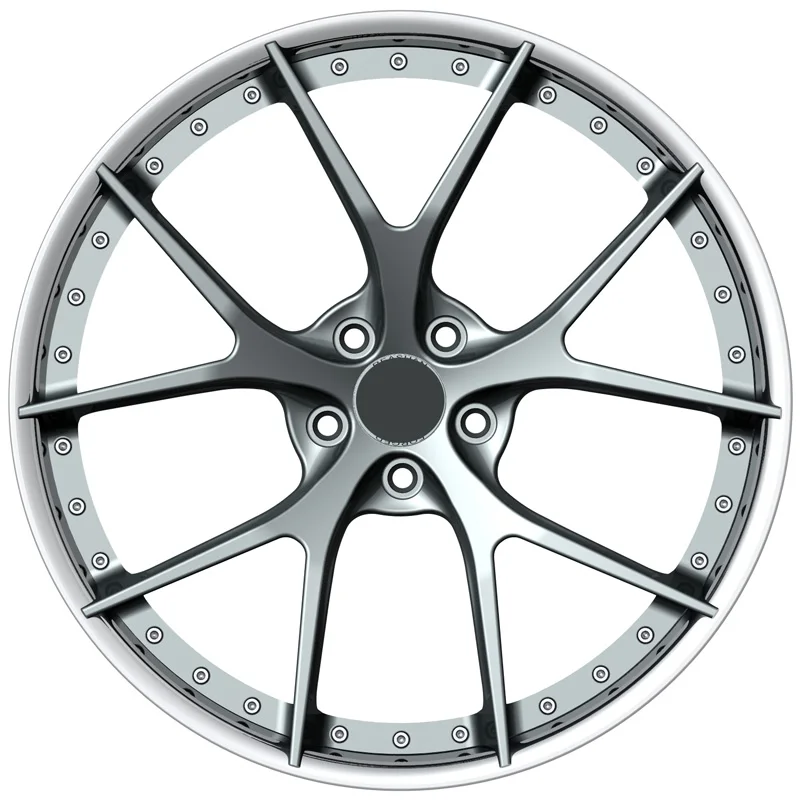 Borui Customized Forged New Design 2 Piece 5X114.3 Aluminum Alloy Racing Car Wheels For Porsche 991 For BMW F8X M4 G80 M3 Wheels