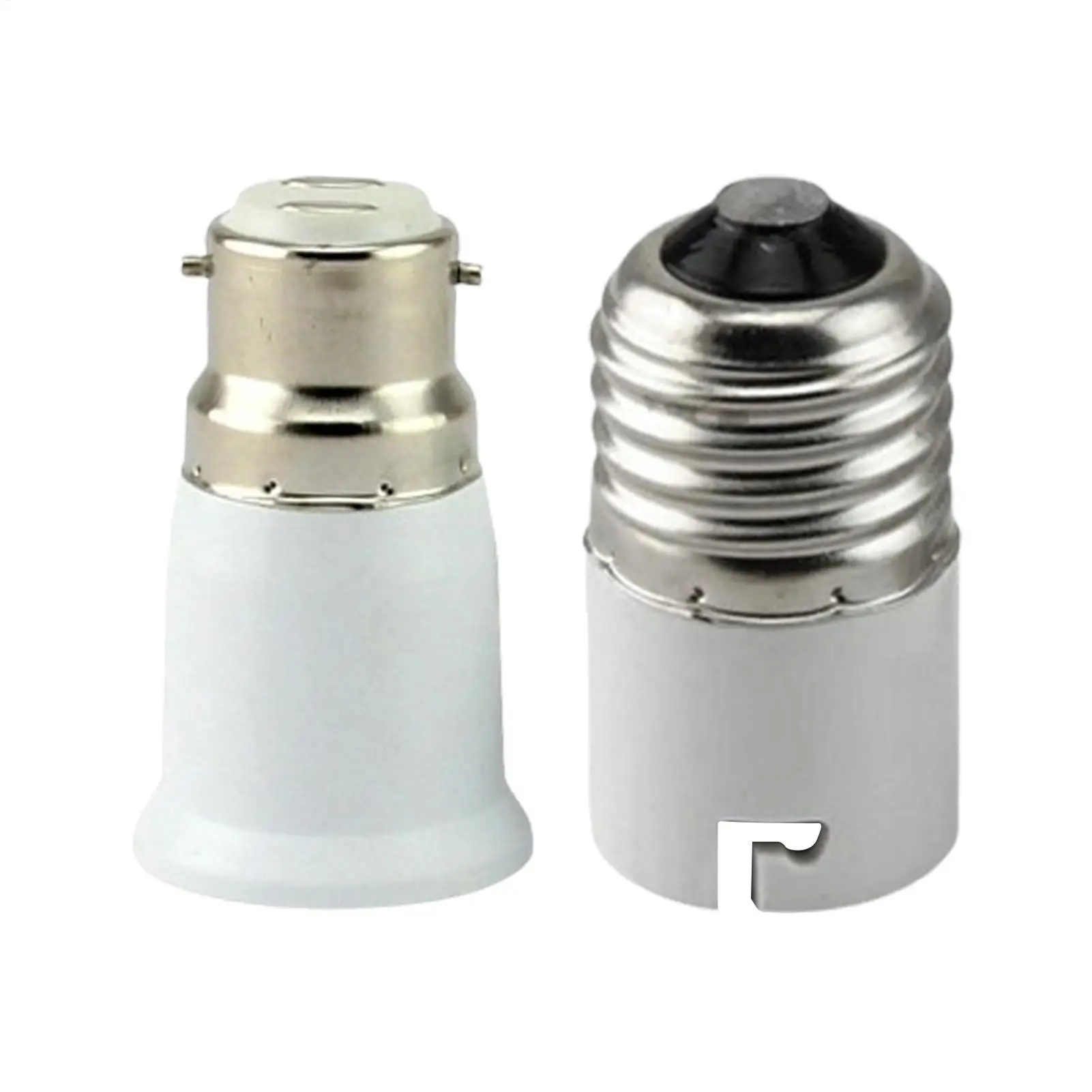 Led Lamp Adapter B22 To E27 Bulb Sockets Converter Lamps Base Conversion Holder Converter Light Bulbs Socket Accessories