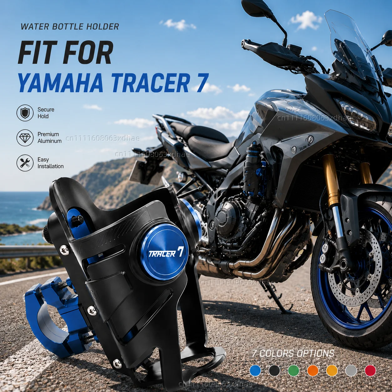 

Motorcycle Water Bottle Holder For Yamaha TRACER 7 /GT 2021 2022 2023 Coffee Beverage Tea Cup Support Modification Accessories