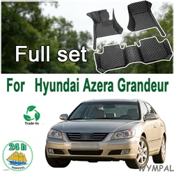Car Floor Mats For Hyundai Azera Grandeur TG 2006~2011 2008 Carpets Footpads Rugs Cover Foot Pads Interior Accessories Stickers