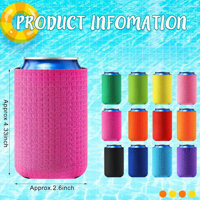 

Can Sleeve Non-slip Insulated Bottle Cover Sleeve Can Cover Beer Bottle Sleeve Cooler Holder Portable Drink Cooler Bottle Sleeve
