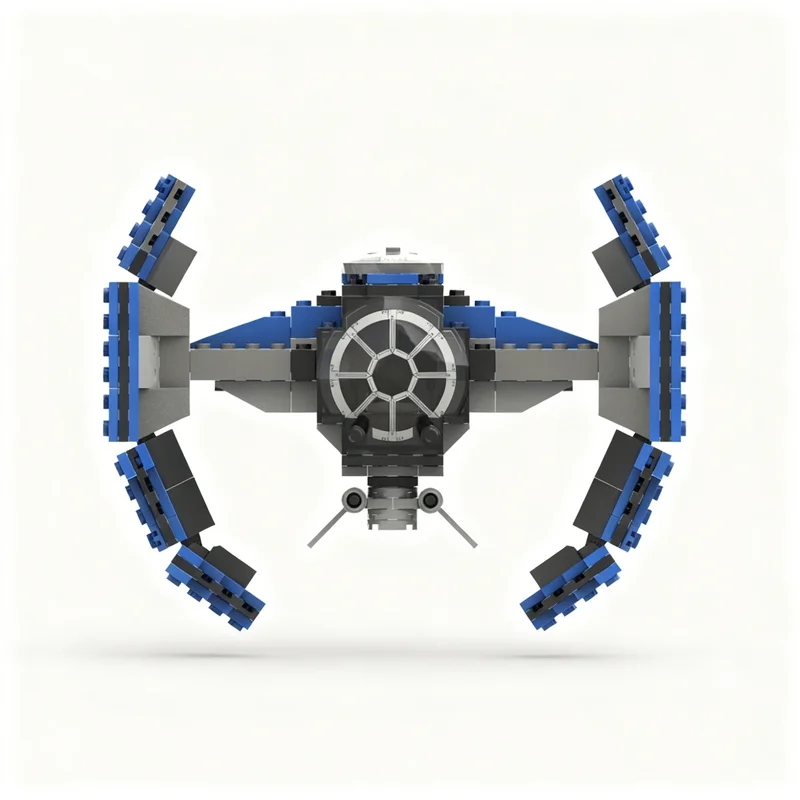 429pcs MOC Star Battle TIE Sentinel Classic Style Model Building Blocks Toy Architecture Education Christmas Gift Brick Kids