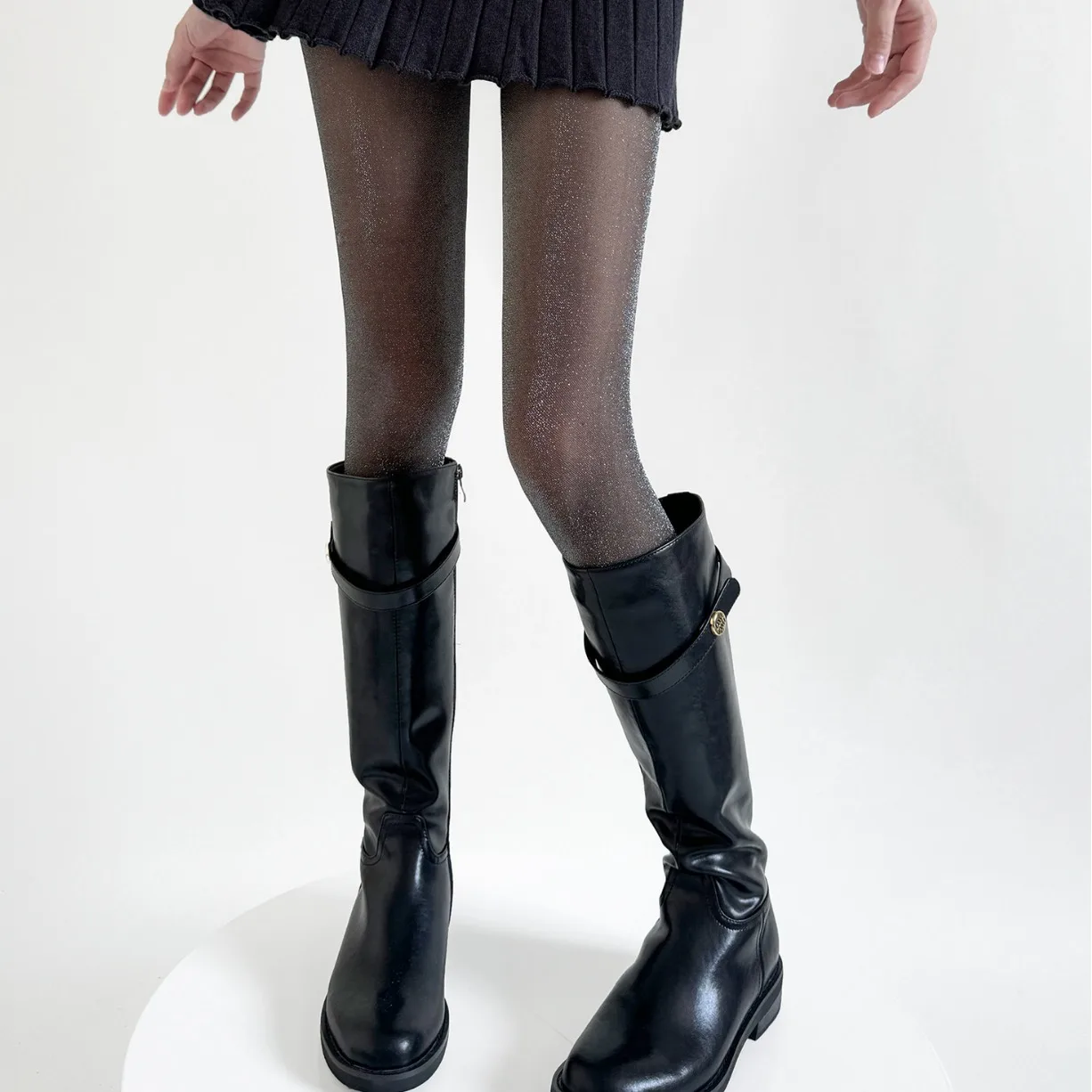Fashion Grey Sexy Pearlescent Ladies' Pantyhose Shiny Thin Highly Elastic Glittering Silver Thread Hottie Sexy Tights Wholesale