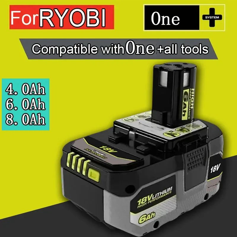 

For RYOBI One+high-performance lithium battery 18V low self discharge suitable for all One+power tools P107 P108 P109