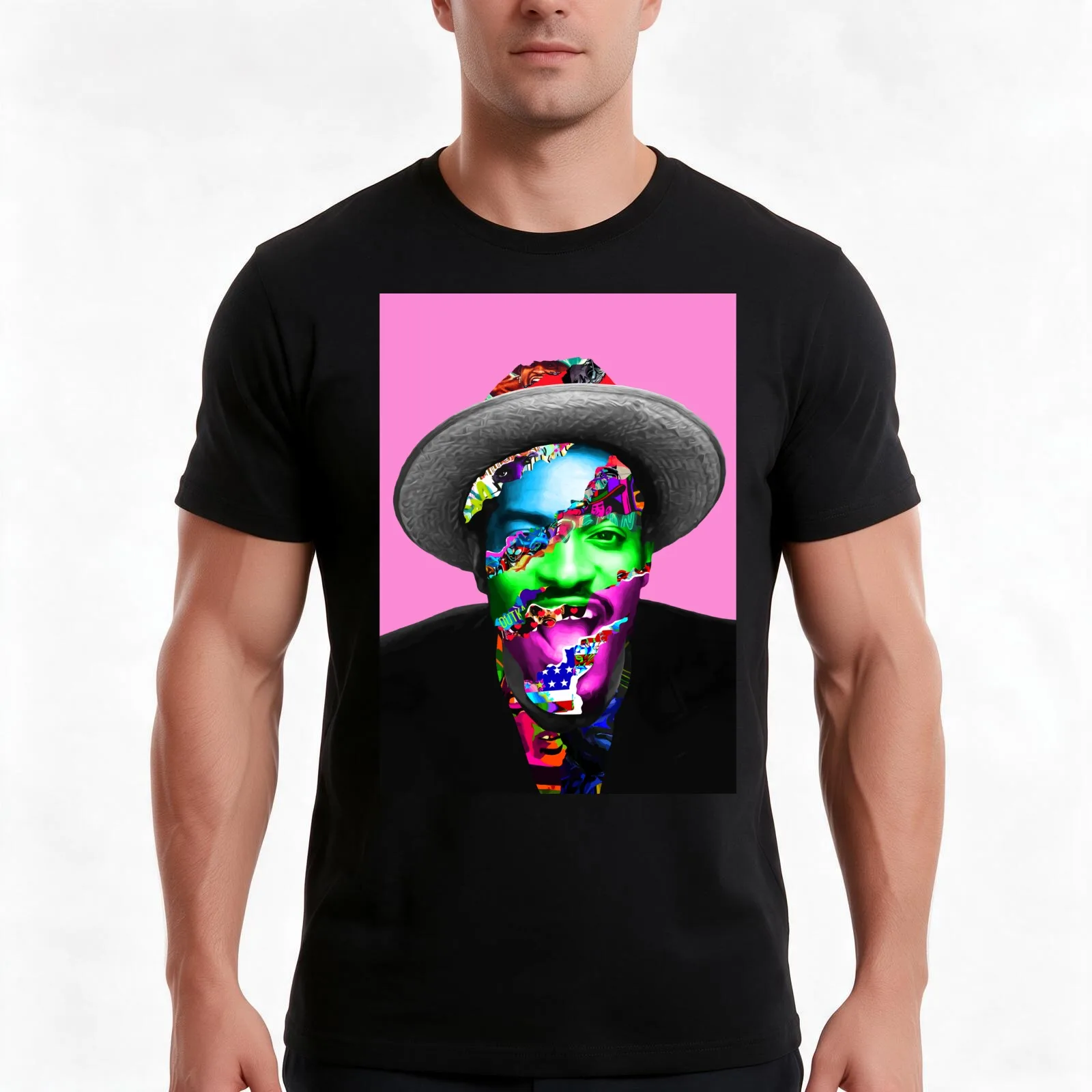 Andre 3000 T-Shirt, Summer Casual Cotton Tee, Oversized Streetwear Tops, Vintage Graphic Print, Loose Fit Short Sleeve