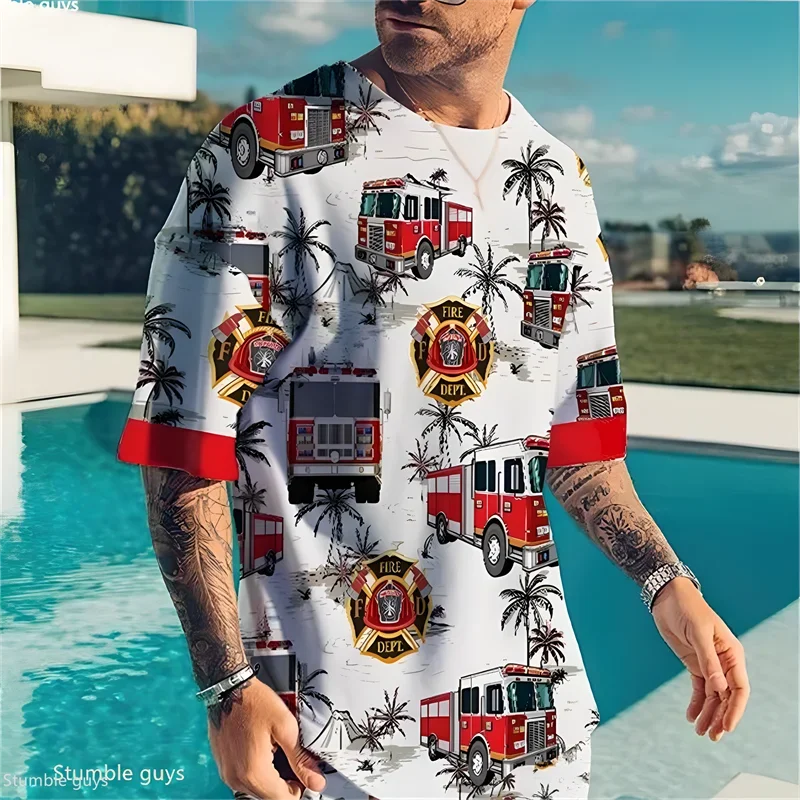 Herren Mode Sport-Trikot T-Shirt Sommer Anime Locker Sitzend Kurzarm Weich Bequem Übergroße Oberteile