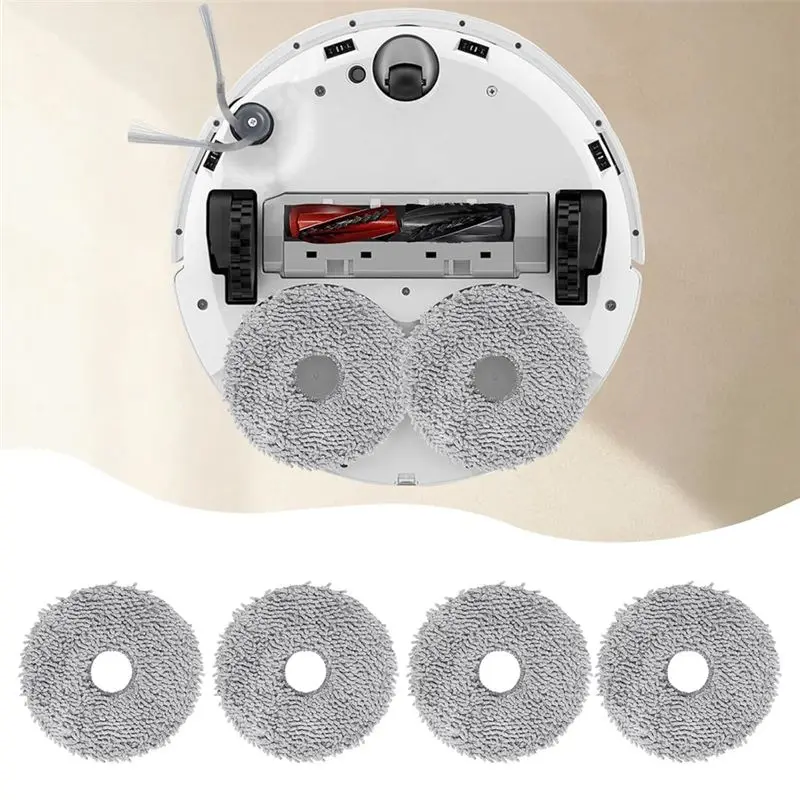 AEE4-For Roborock Qrevo Curve/Qrevo Curv/Qrevo Edge Robot Vacuum Cleaner Main Side Brush Hepa Filter Mop Pads Dust Bags