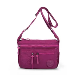 Alta qualità nuovo impermeabile durevole uomo donna tracolla Messenger borsa a tracolla blu viola rosso nero verde caffè