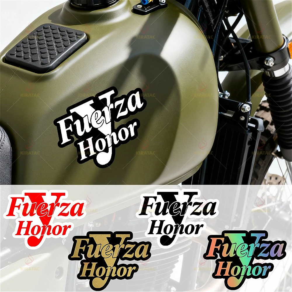 

Декоративные наклейки для мотоциклов Fuerza Y Honor, водонепроницаемые, для шлемов, крыльев, обтекателей, топливных баков, автомобильных стекол, скутеров