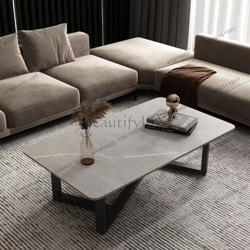 Factory Direct Sales Italian Minimalist Coffee Table Living Room Aesthetic Photo Album Designer Coffee Table Modern Mesa Auxilia
