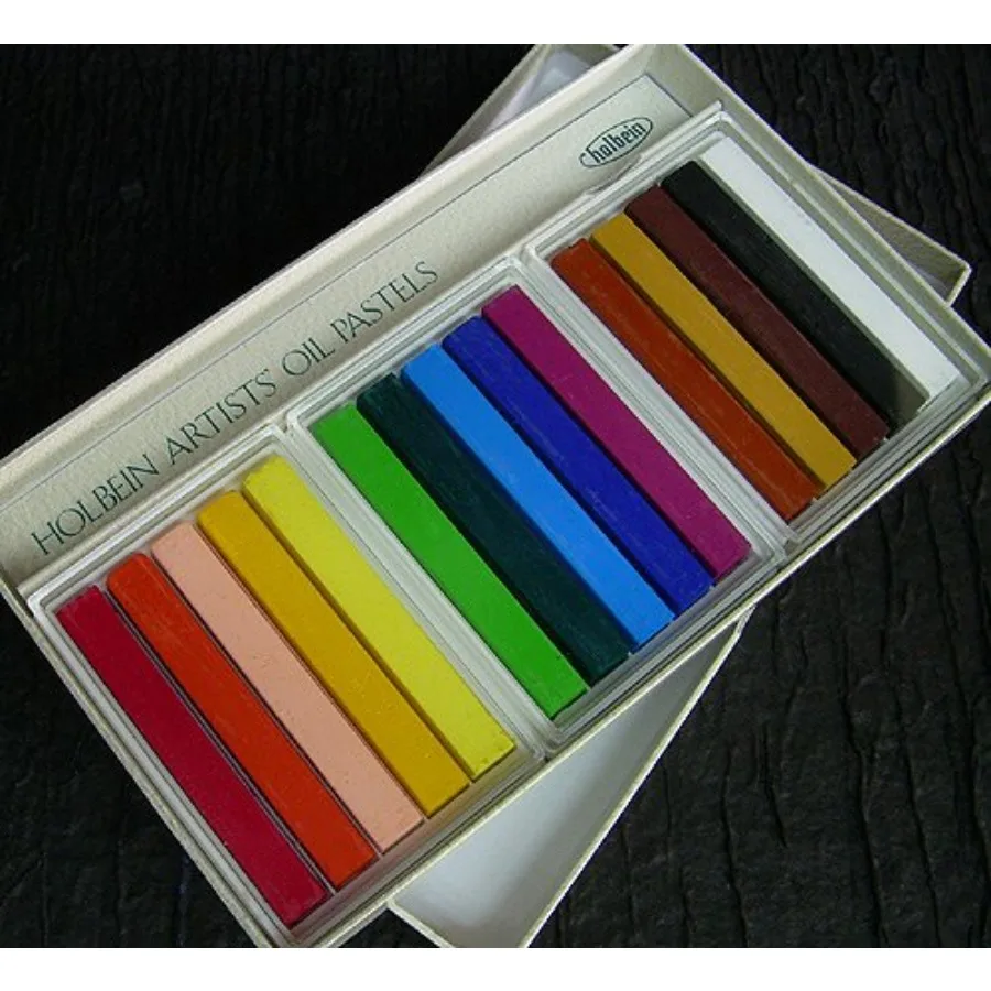 

Artists' Oil Pastel Set of 15 Colors.in a Cardboard Box