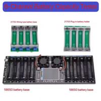 DC 12-19V 8-channel 18650 battery capacity tester Automatic charge/discharge module 2.4-inch color screen