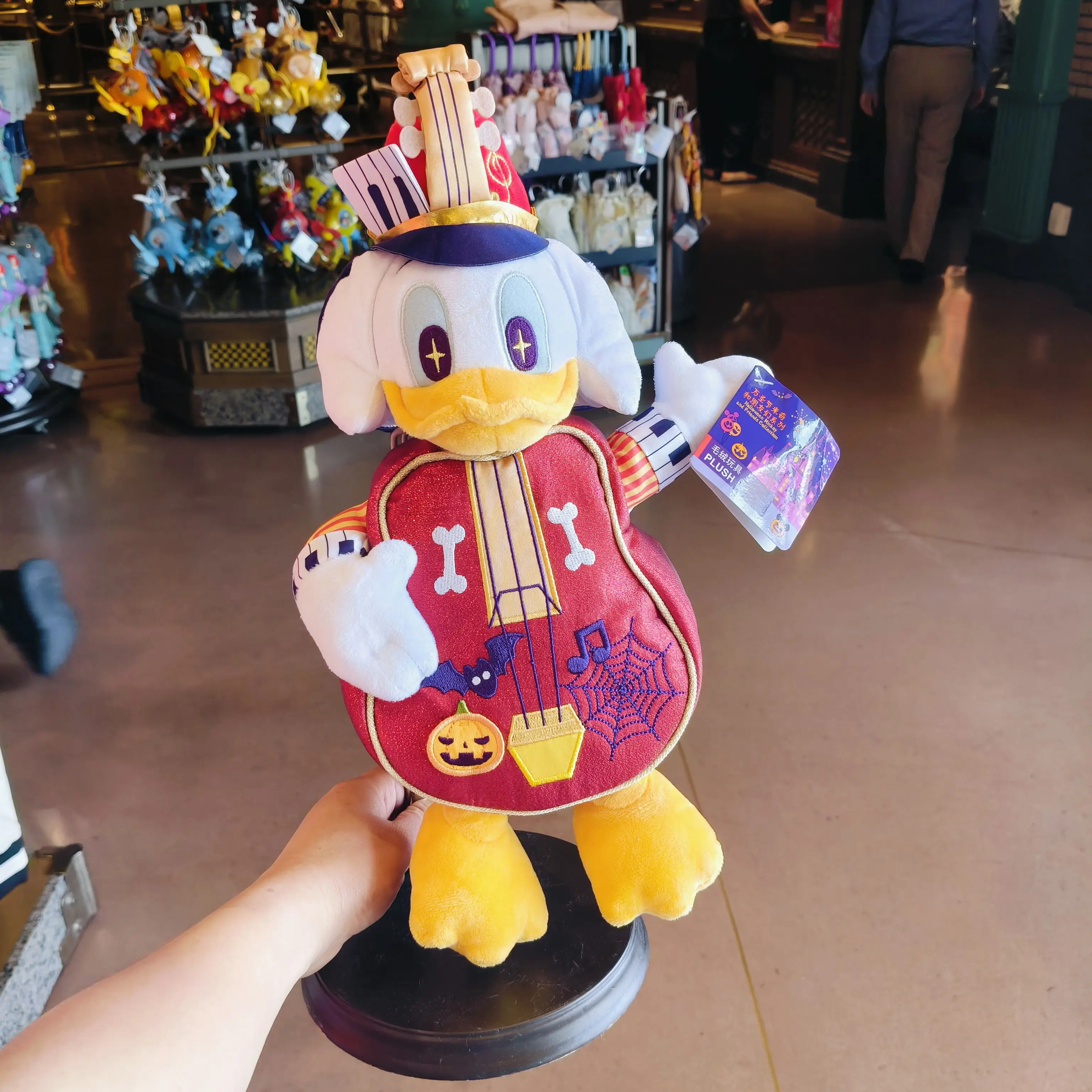 Pluszaki Halloween 2025 Myszka Miki Minnie Kaczor Donald Daisy Goofy, pluszowe zabawki z kreskówek, breloczki, zawieszki dla dzieci, prezent na Boże Narodzenie