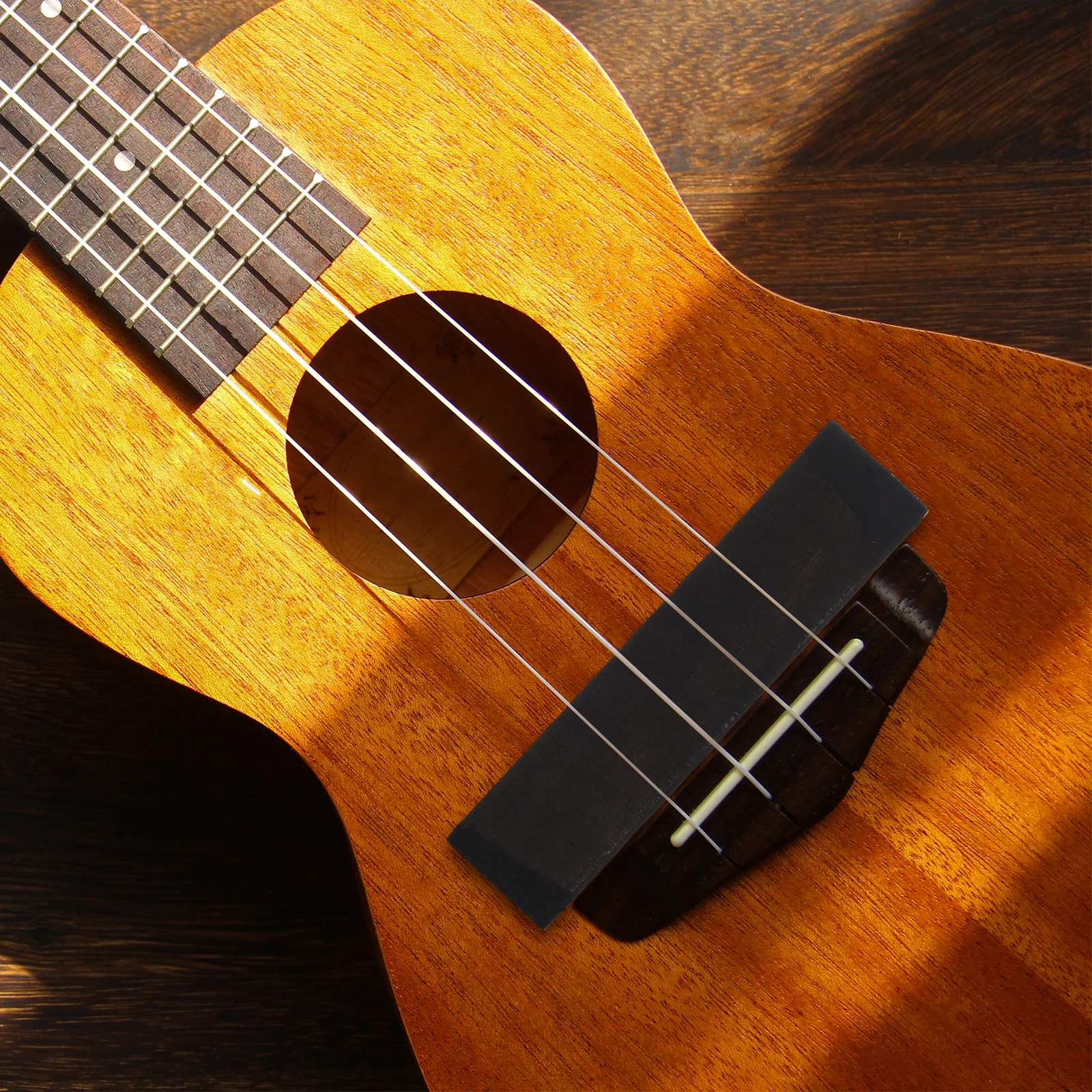 

Wood Block Parts Black Ebony Blanks For Diy Acoustic Guitar Durable Hardwood Material Smooth Finish Wooden Bridge Blanks